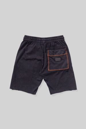 MNSTRKIDS- NEWFAVE SHORT (washed black)
