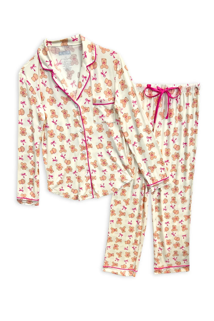 KATIEJ NYC- TWEEN MAIA LOUNGE SET (teddy bear)