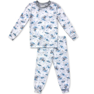 esme- To The Moon Long Sleeve Pjs Boys