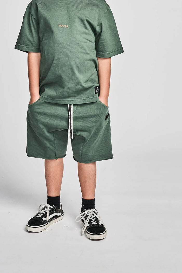 munstrkids- OLDFAVE SHORT (new green)