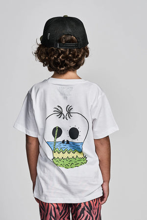 munstrkids- WILDLOGO TEE (white)