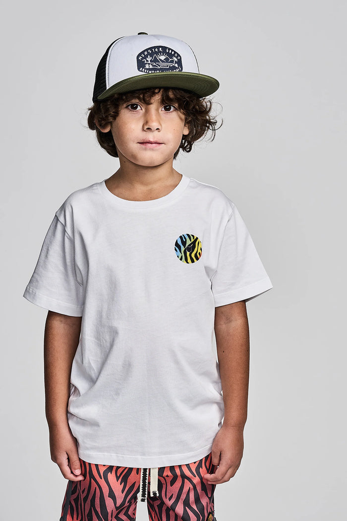 munstrkids- WILDLOGO TEE (white)