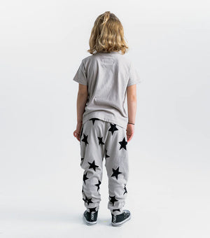 nununu- LIGHT STAR BAGGY PANTS (smokey grey)