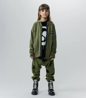 nununu- Star Baggy Pants (olive)