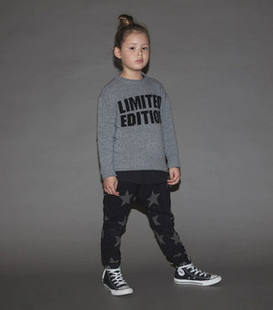 nununu- Star Baggy Pants (black)