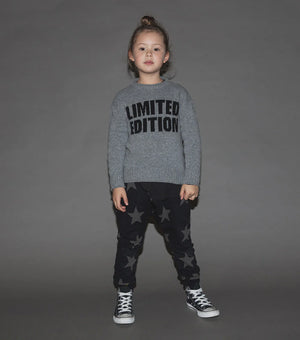 nununu- Star Baggy Pants (black)
