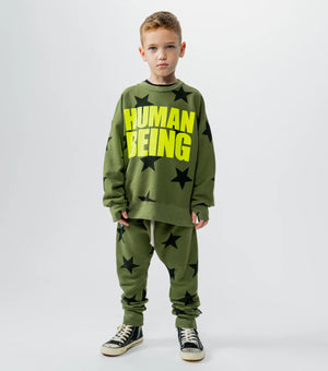 nununu- Star Baggy Pants (olive)