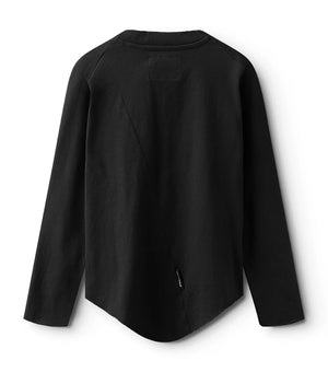 nununu- side eye rounded shirt (black)