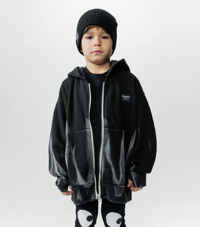 nununu- ultimate zip hoodie (black)