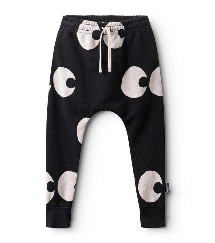 nununu- Side Eyes Baggy Pants (black)