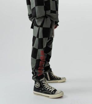 nununu- Checkmate Baggy Pants (graphite)