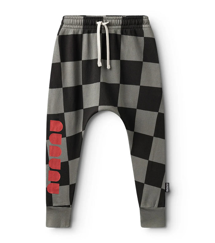 nununu- Checkmate Baggy Pants (graphite)