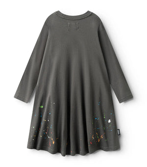 nununu- splash of color 360 dress (graphite)