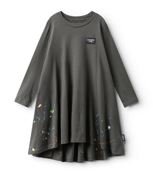 nununu- splash of color 360 dress (graphite)