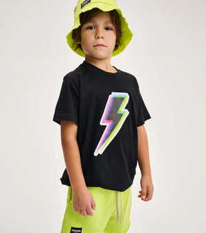 nununu- Dizzy Bolt T-shirt (black)