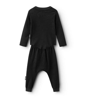 nununu- side eye baby set (black)