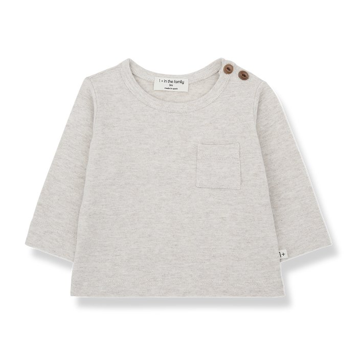 1 + in the family- ORIOL long sleeve t-shirt (rice)