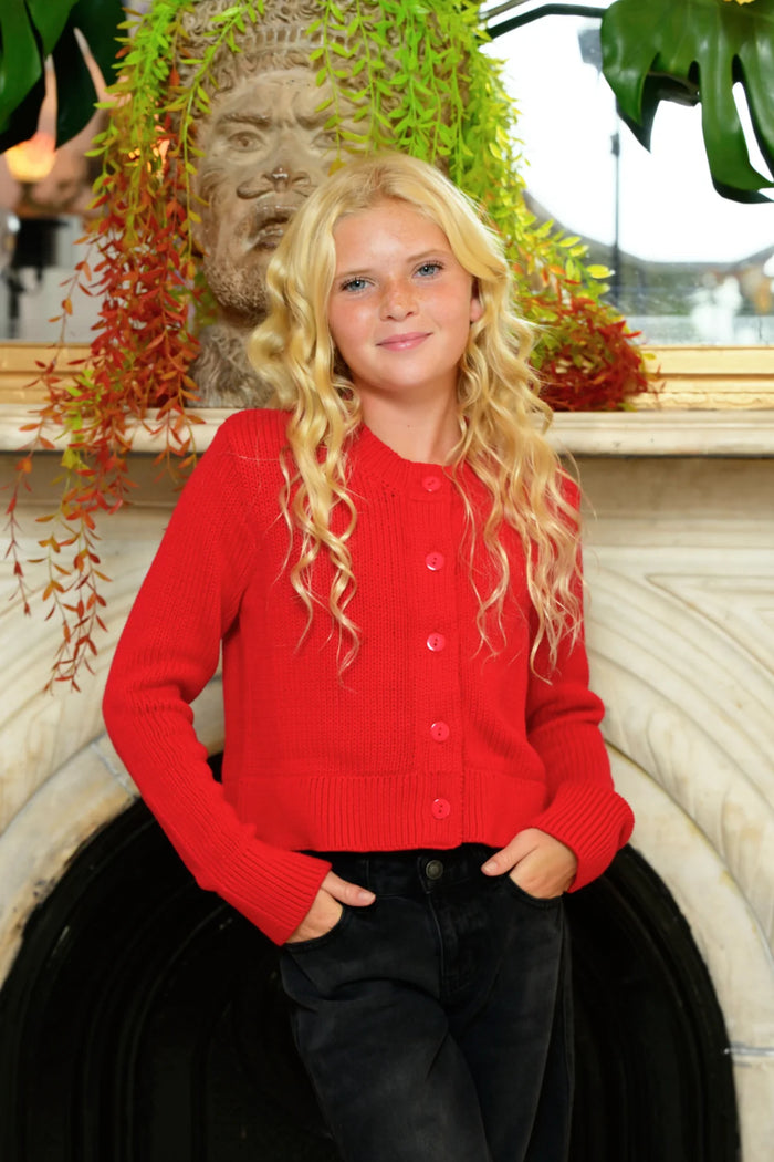 KATIEJ NYC- TWEEN PIPER COZY KNIT CARDIGAN