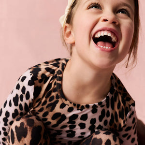 POSH PEANUT- Loretta Leopard Classic Pajama Set