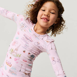 Posh Peanut- Posh Paris Classic Pajama Set