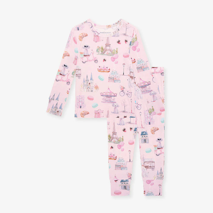 Posh Peanut- Posh Paris Classic Pajama Set
