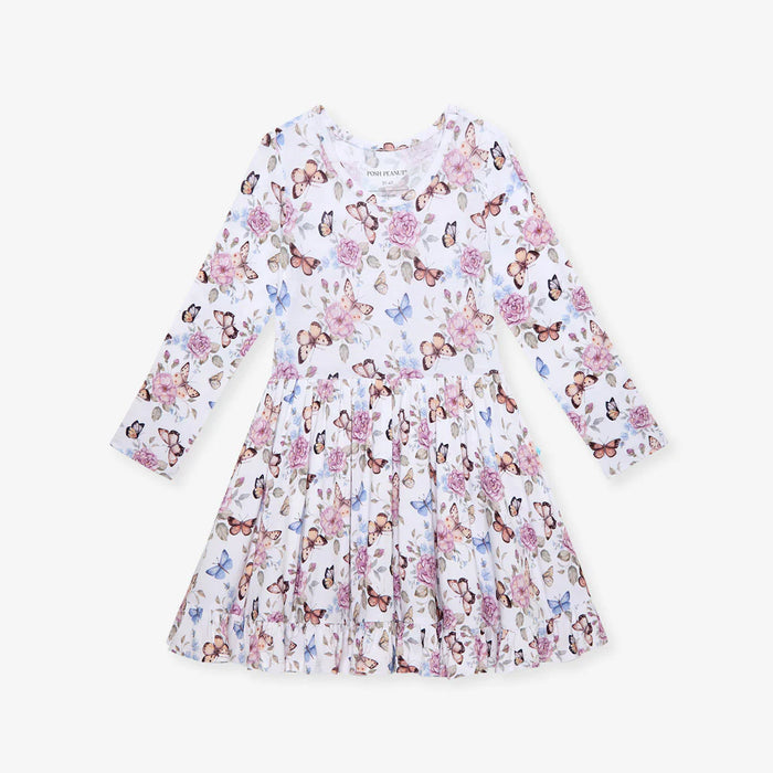POSH PEANUT- Mariselle Ruffled Twirl Dress