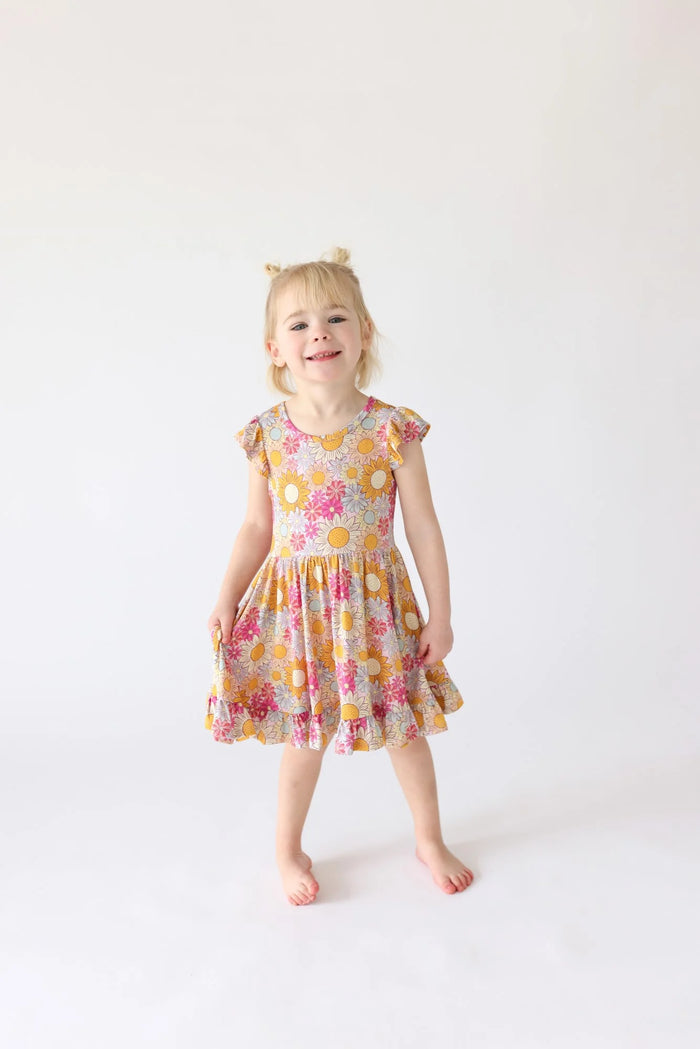 Posh Peanut- Rosalinda Ruffled Twirl Dress