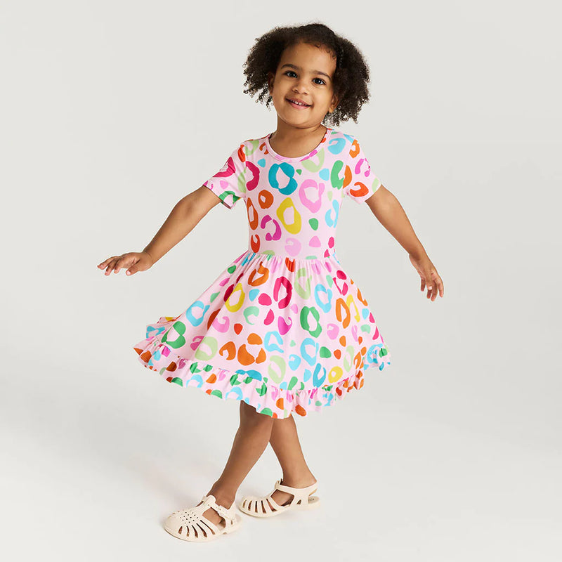 posh peanut dress Annie Ruffled Twirl Expectations of Brookhaven Woven Blend Of Cotton And Viscose From Bamboo ThatS Smooth And Soft Fabric Posh Peanut Baby Girl's Jo