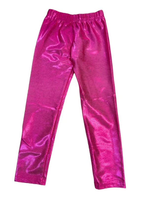 Dori Creations- Lame Hot Pink Leggings