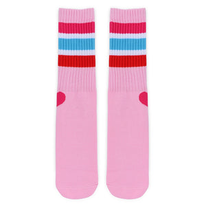 iscream- Pink Striped Socks