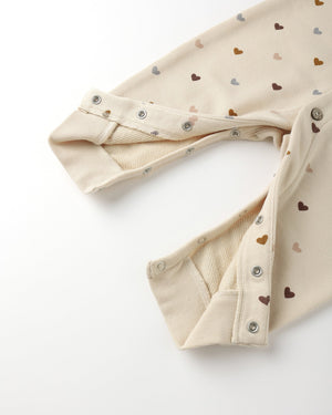 RYLEE+CRU- Button Down Jumpsuit || Hearts