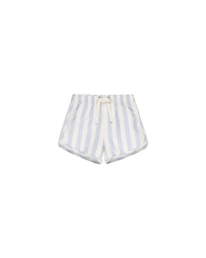 RYLEE + CRU- Blue Stripe Swim Trunks