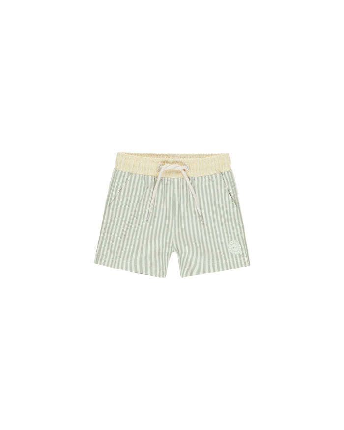 RYLEE + CRU- Sage Stripe Boardshorts