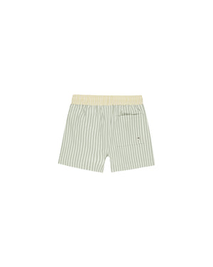 RYLEE + CRU- Sage Stripe Boardshorts