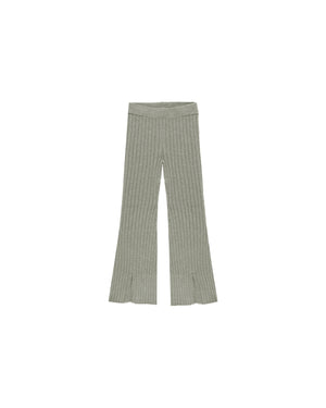 Rylee+Cru- Long Sleeve Knit Button Top Flare Knit Pants (Laurel)