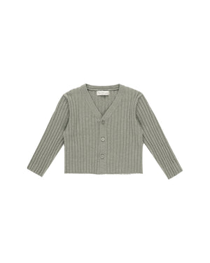 Rylee+Cru- Long Sleeve Knit Button Top Flare Knit Pants (Laurel)