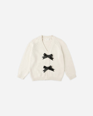 Rylee+Cru  Bow Cardigan || Natural