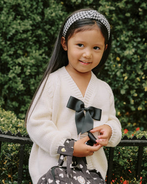 Rylee+Cru  Bow Cardigan || Natural