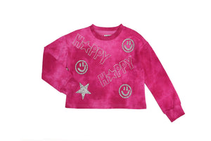 MIA NEW YORK- Happy Sweatshirt Pink