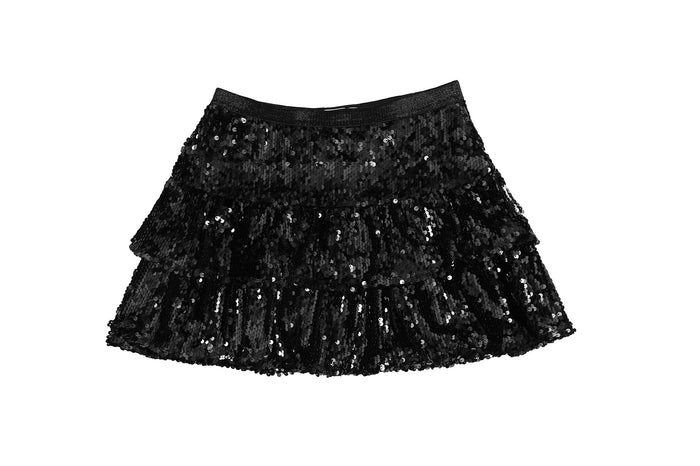 MIA NEW YORK- Sequin Skirt Black