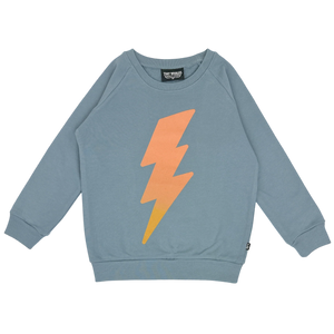 TINY WHALES- RAD POWERS SWEATER (lake)