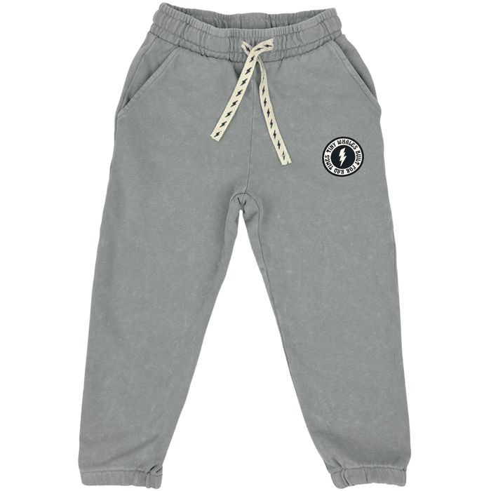 TINY WHALES- RAD POWERS SWEATPANTS (mineral granite)