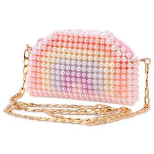 iscream- Rainbow Beaded Crossbody Bag