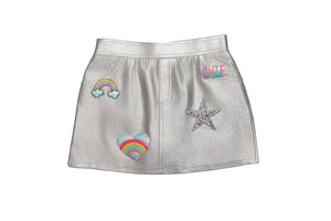 MIA NEW YORK- Silver Icon Skort