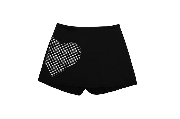 MIA NEW YORK- Black Heart Skort