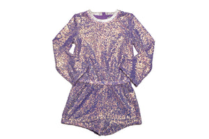 MIA NEW YORK- Sequin Rainbow Romper