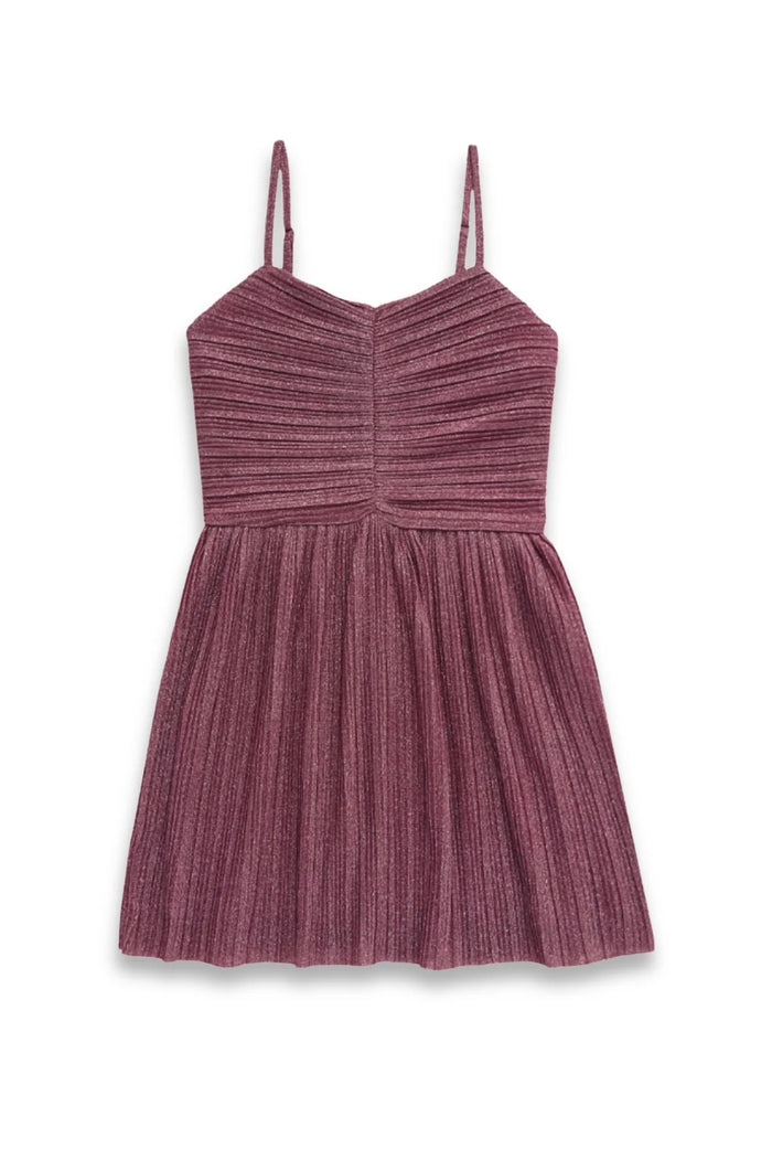 KATIEJ NYC- TWEEN SABRINA DRESS (Rose Shimmer)