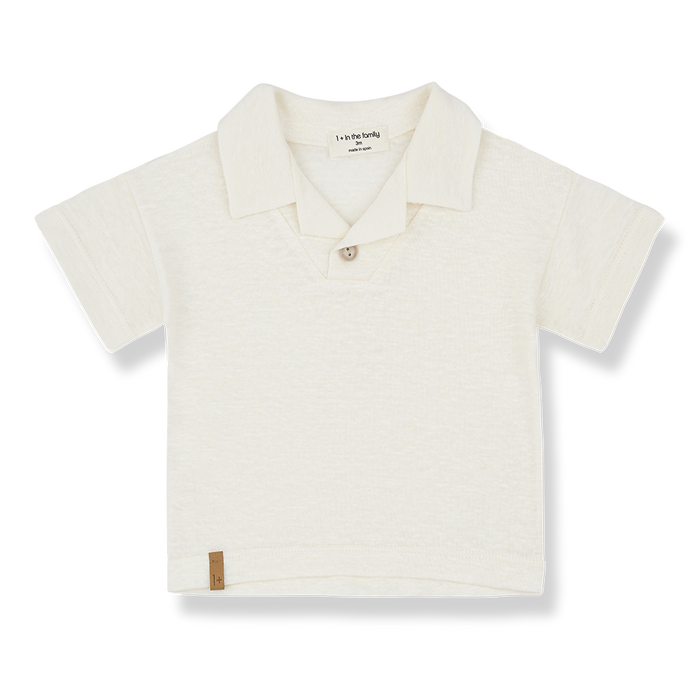 One More In The Family- SANDRO off-white short sleeve shirt