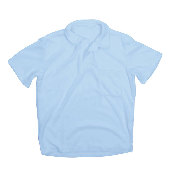 Shade Critters- Light Blue Boys Terry Polo Top