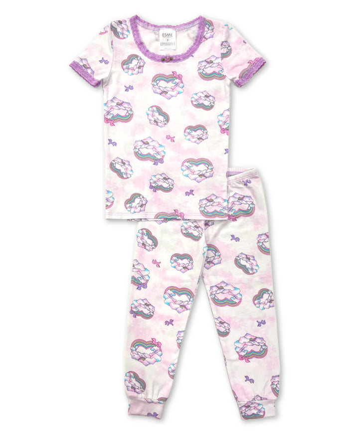 esme- Unicorn Love Short Sleeve w/ Long Pant